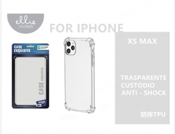 CUSTODIA TPU ANTIURTO TRASPARENTE IPHINE XS MAX